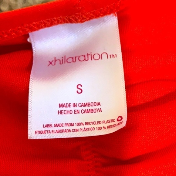 XHILARATION white orange bikini size S - Picture 6 of 6